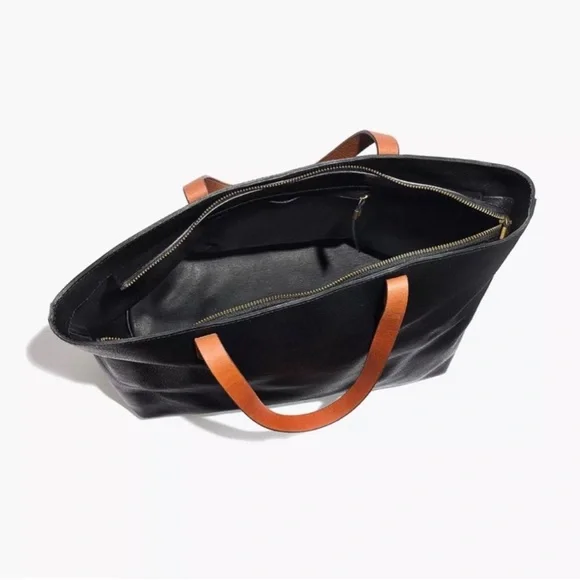 Madewell Leather Tote Black - Picture 2 of 13